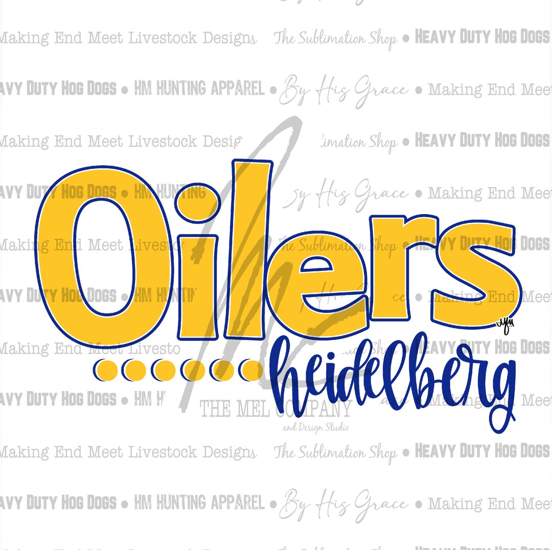 Heidelberg Oilers HO001 PNG Digital Download Digital Art Heidelberg MS