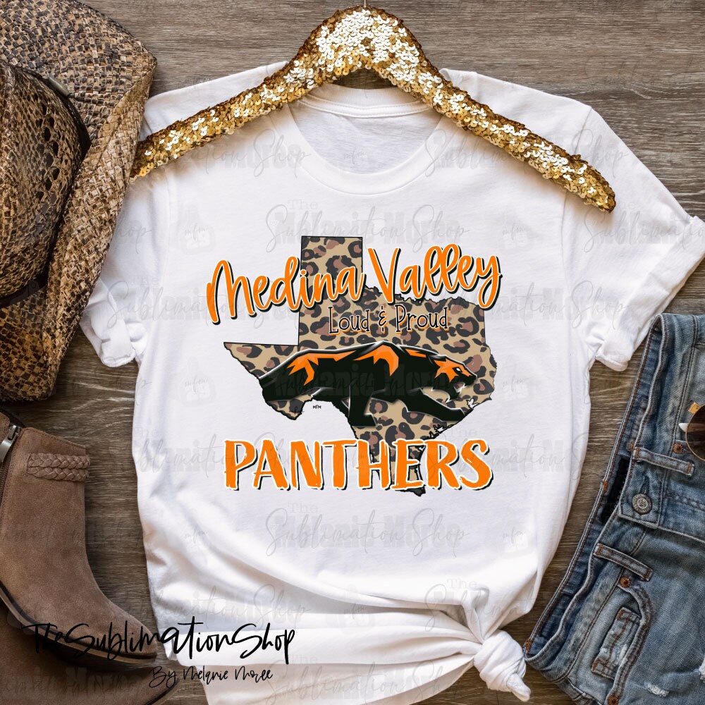 Medina Valley Panthers PNG Digital Download Digital Art Etsy