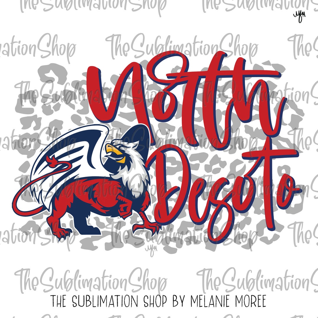 North Desoto Griffins PNG Digital Download Digital Art Louisiana