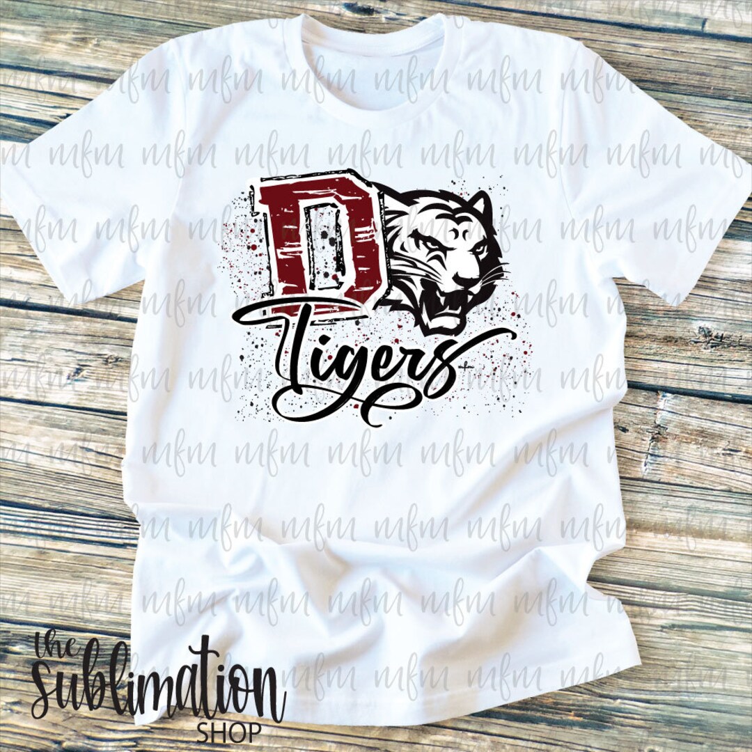 Deshler Tigers 1.0 PNG Digital Download Digital Art Deshler AL Alabama