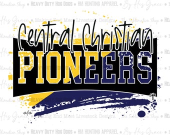 Central Christian Academy | PNG digital download | Digital art | Grand Cane LA | DeSoto Parish | School Spirit Tee