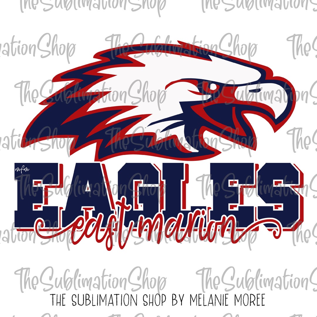 East Marion Eagles 2901 PNG Digital Download Digital Art Etsy