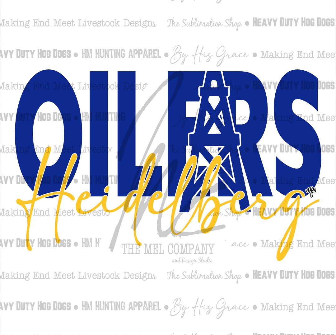 Heidelberg Oilers 3121 PNG Digital Download Digital Art Heidelberg MS