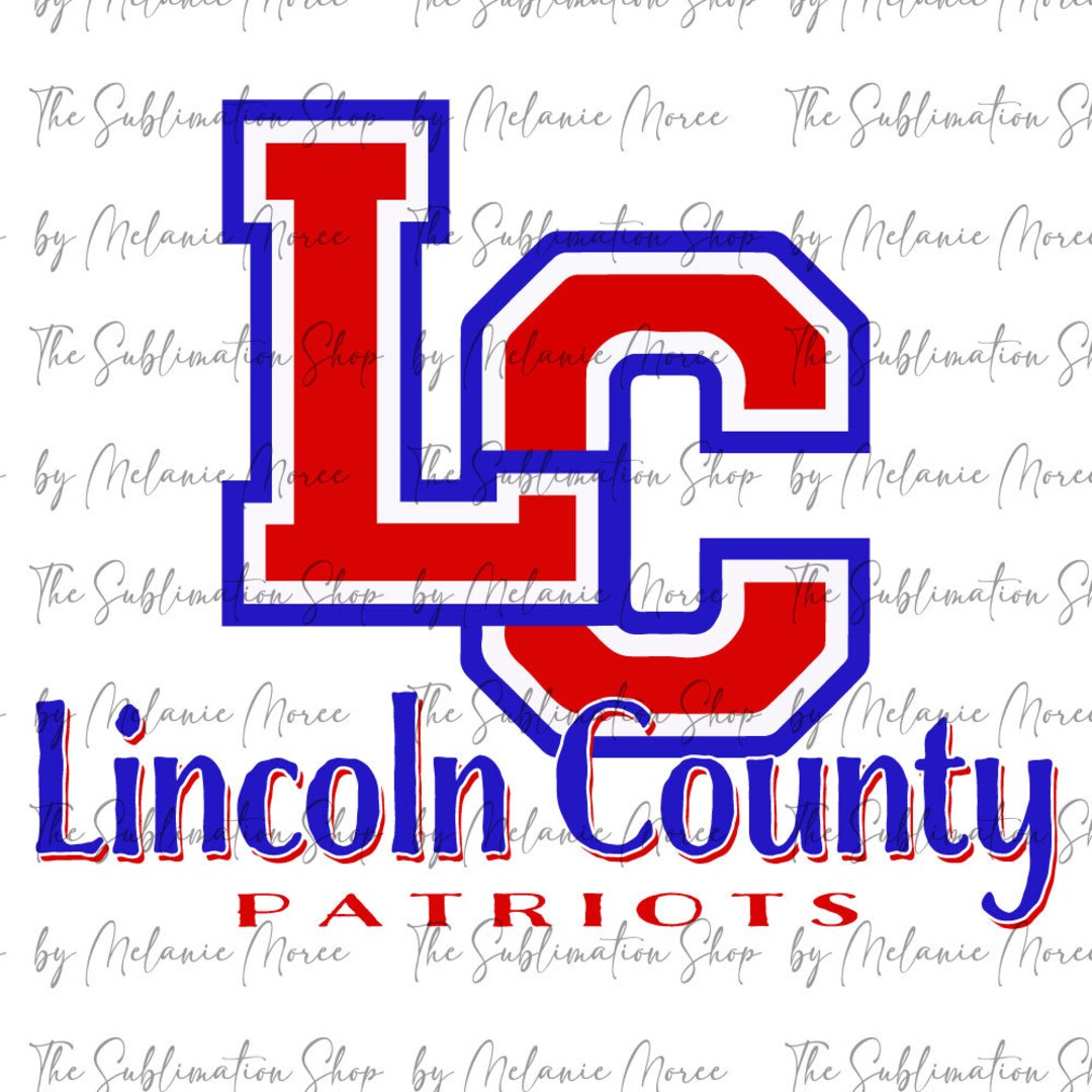 Lincoln County High School Sublimation Ready to Press Sheets Danville