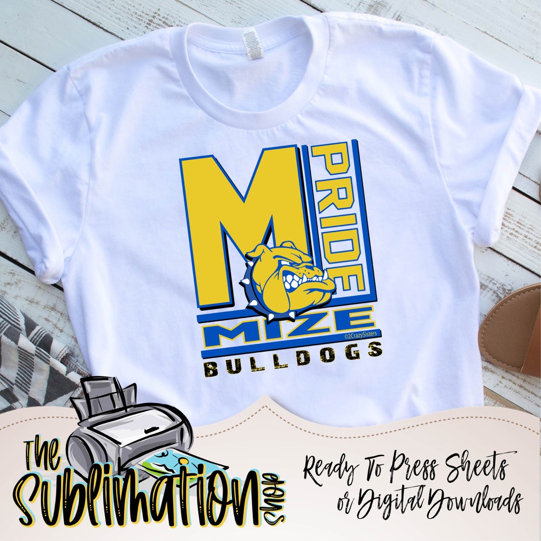 Mize Bulldogs 1.0 PNG Digital Download Digital Art Mize MS Bulldogs