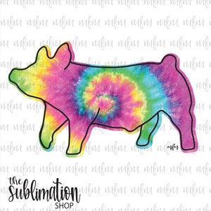 Fancy Pig 1B | Sublimation Ready To Press Sheets | Show Life | Barn Life