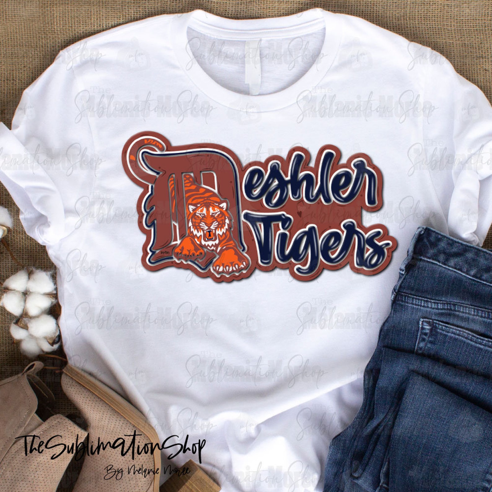 Deshlertigers Sublimation Ready to Press Sheets Deshler Etsy