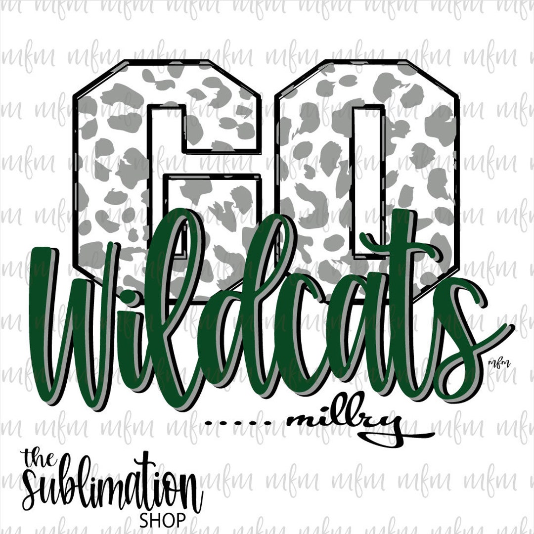 Millry Wildcats 2.0 Sublimation Ready to Press Sheets Etsy