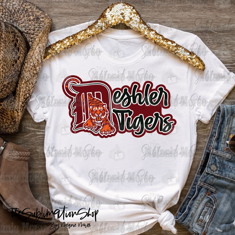 Deshler Tigers PNG Digital Download Digital Art Etsy