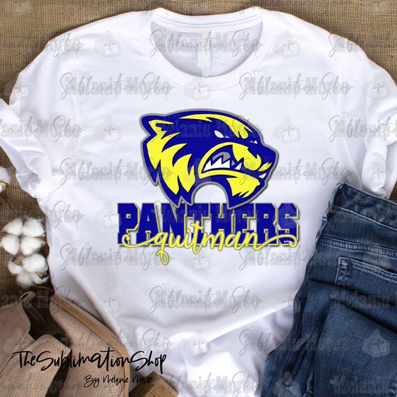 Quitman Panthers PNG Digital Download Digital Art Etsy