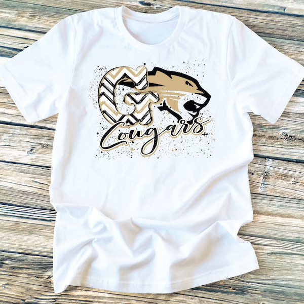 Northwest Rankin Cougars 3.0 | PNG digital download | Digital art | Brandon MS | Rankin County | School Spirit Tee