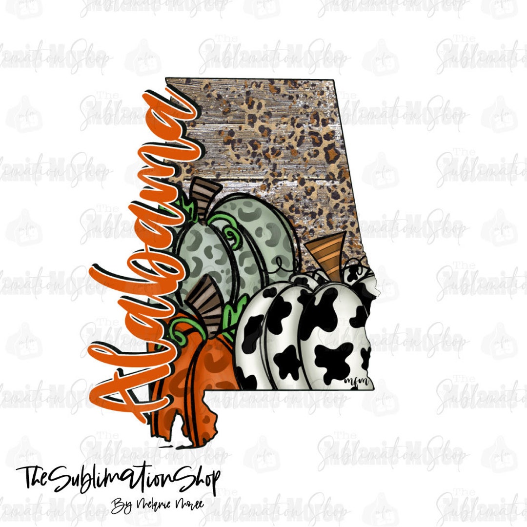 Fall Alabama Sublimation Ready to Press Sheets Pumpkins - Etsy