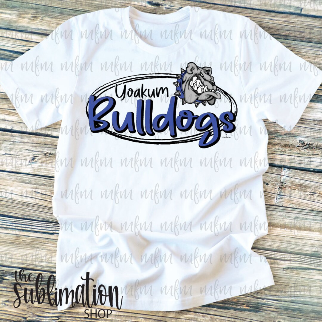 Yoakum Bulldogs 5,0 PNG digitaler Download Digitale Kunst Yoakum TX