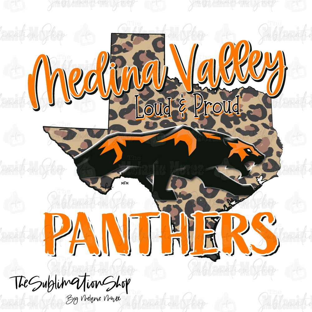 Medina Valley Panthers PNG Digital Download Digital Art Etsy