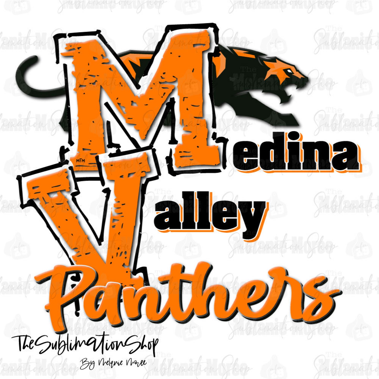 Medina Valley Panthers PNG Digital Download Digital Art Etsy Finland