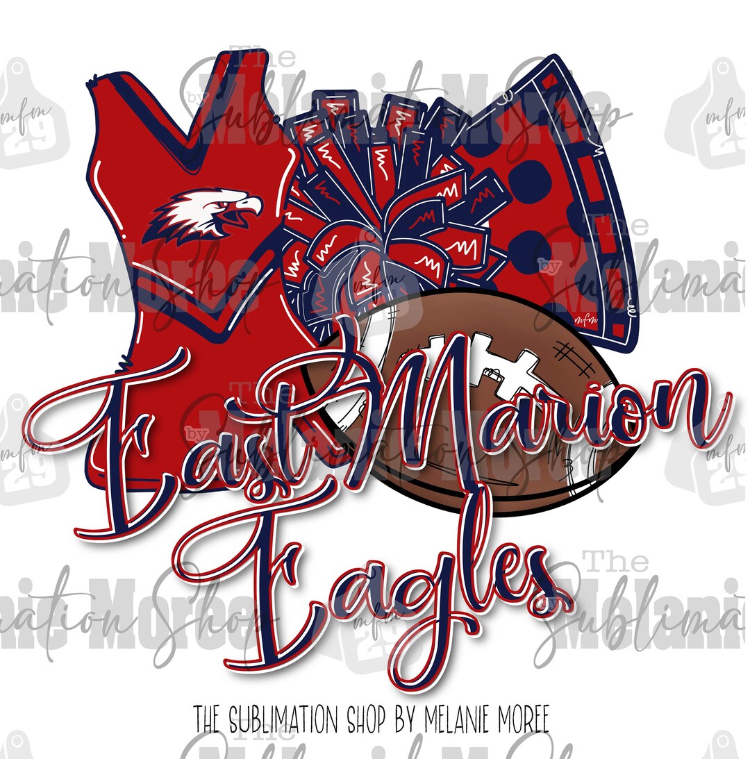East Marion Eagles PNG Digital Download Digital Art Etsy