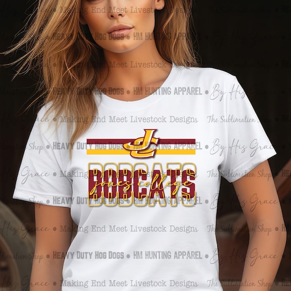 Jones College Bobcats {3119} | PNG DIgital Download | Digital Art | Ellisville MS | Jones County | MS Colleges