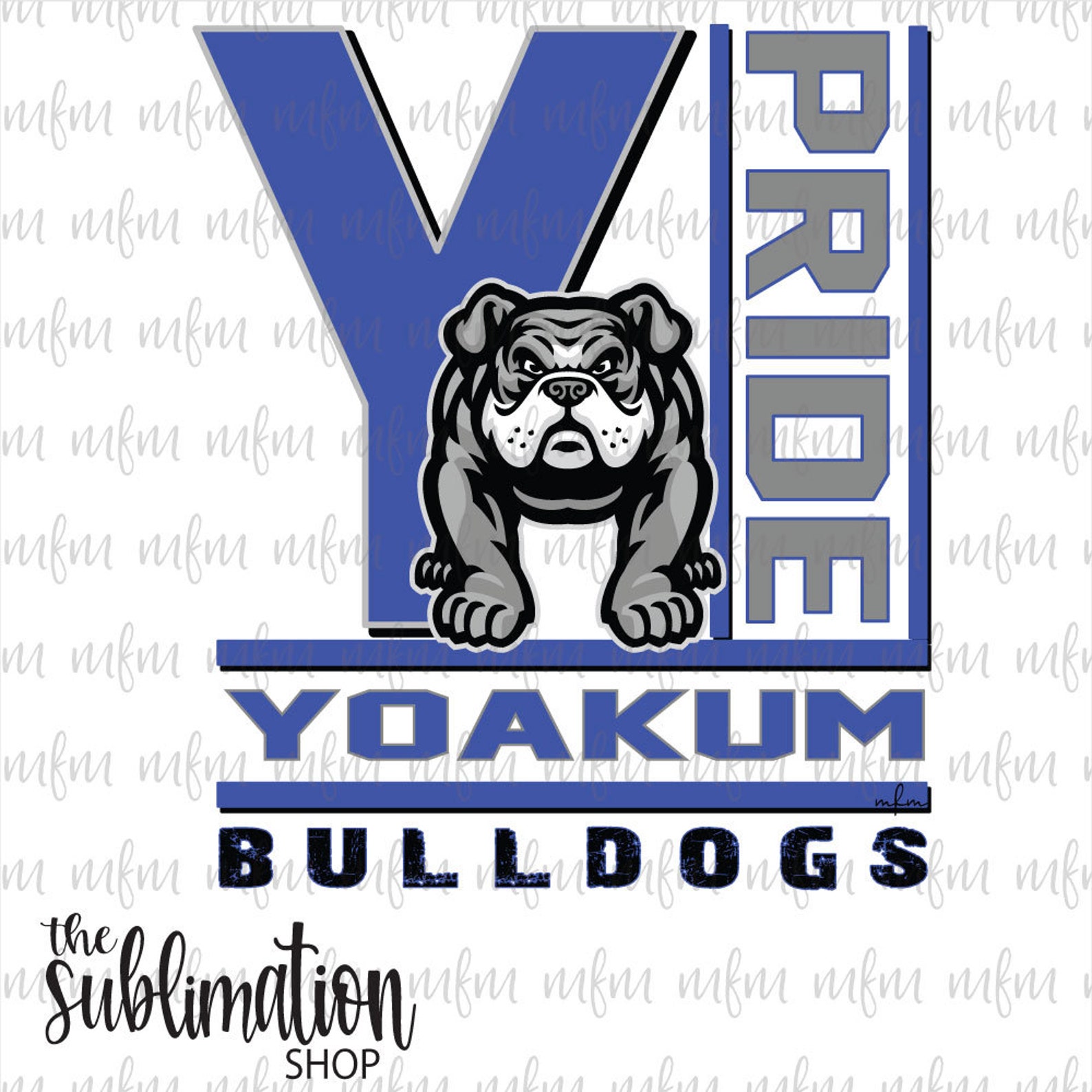 Yoakum Bulldogs 4.0 / Png descarga digital / Arte digital / Etsy España