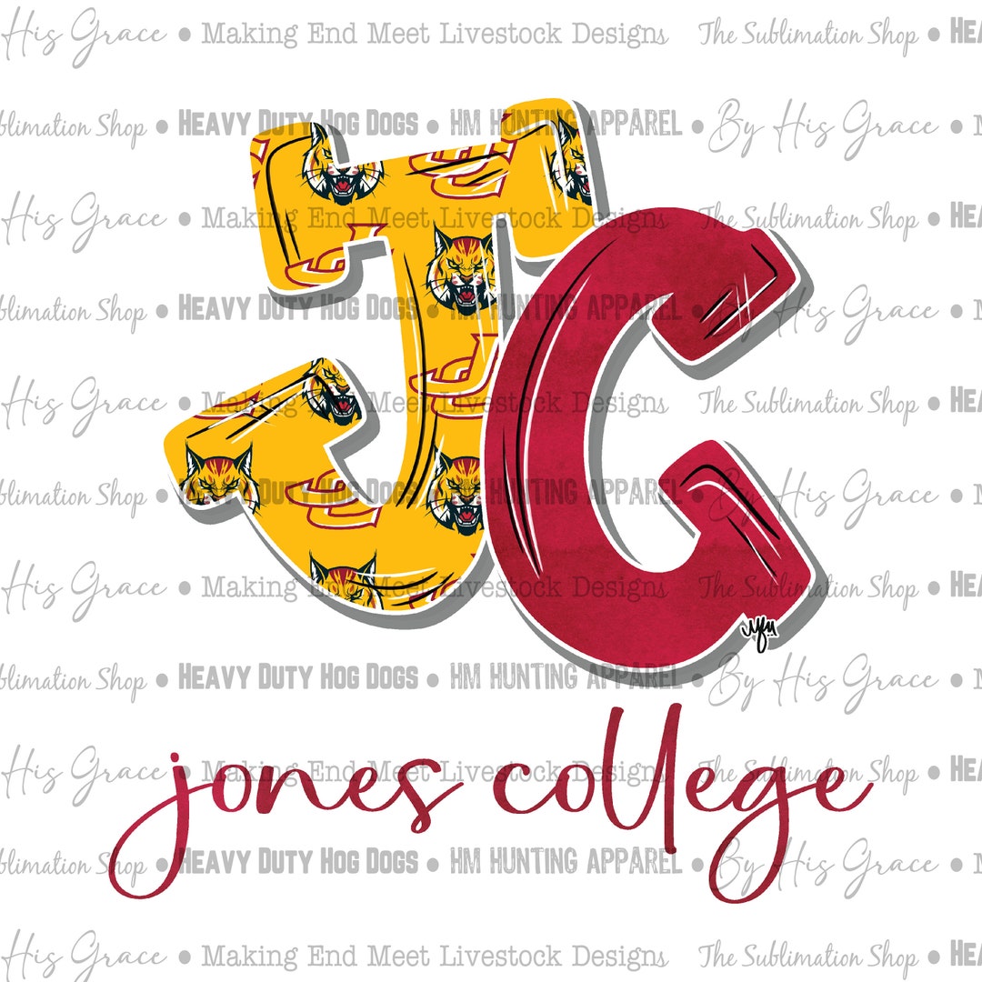 Jones College Bobcats 3137 PNG Digital Download Digital Art Ellisville