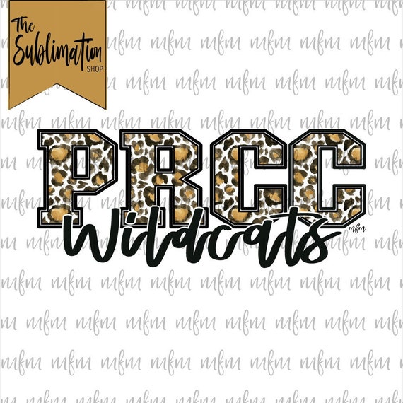P R C C Wildcats 1.0 Sublimation Ready to Press Sheets - Etsy