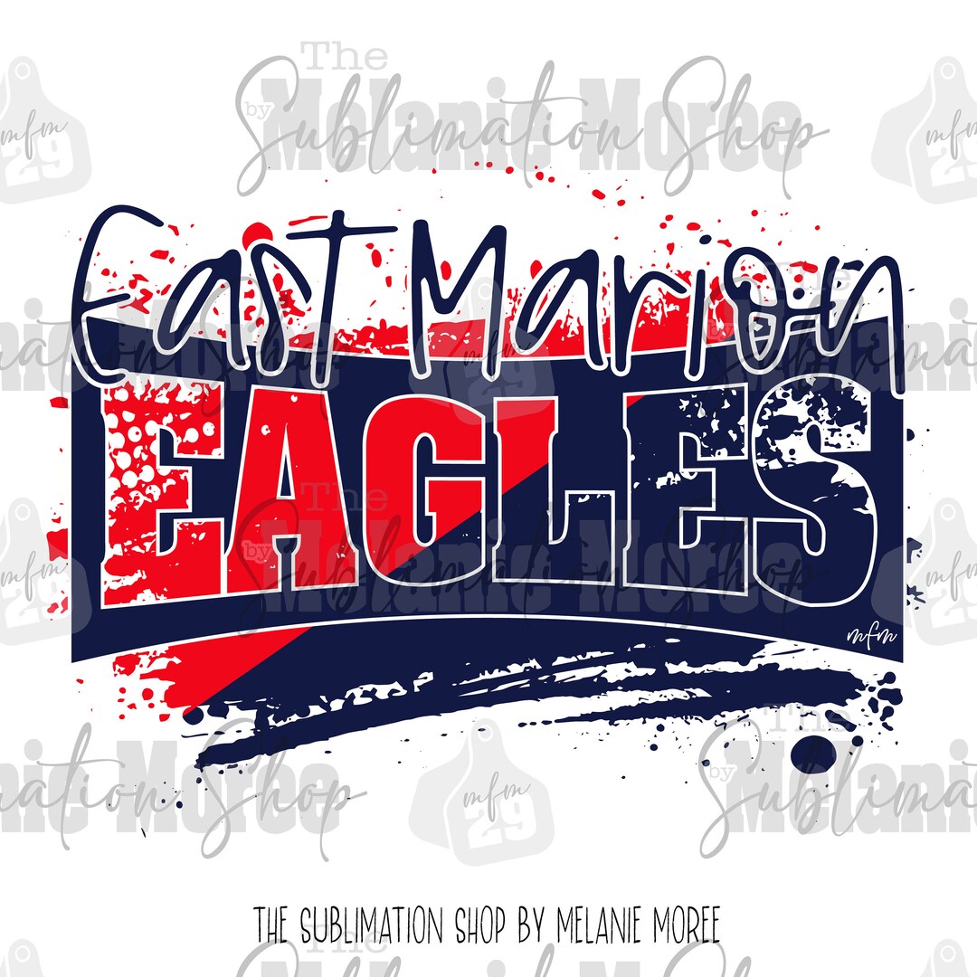 East Marion Eagles PNG Digital Download Digital Art Etsy