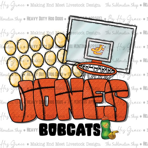 Jones College Bobcats {3138} | PNG Digital Download | Digital Art | Ellisville MS | Jones County | MS Colleges