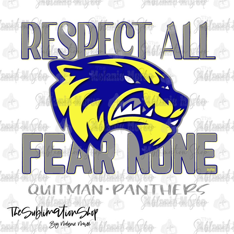 Quitman Panthers PNG Digital Download Digital Art Etsy