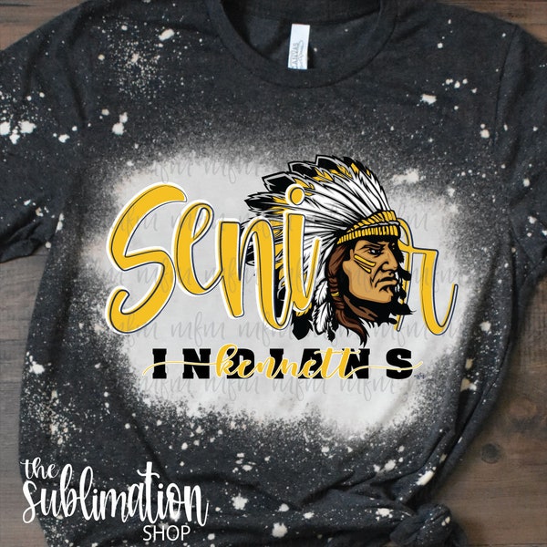 Kennett Indians 1.0 | PNG digital download | Digital art | Kennett MO | Missouri Schools | School Spirit Tee