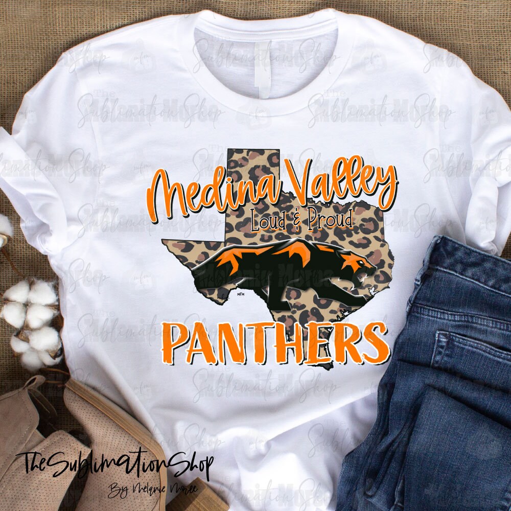 Medina Valley Panthers PNG Digital Download Digital Art Etsy