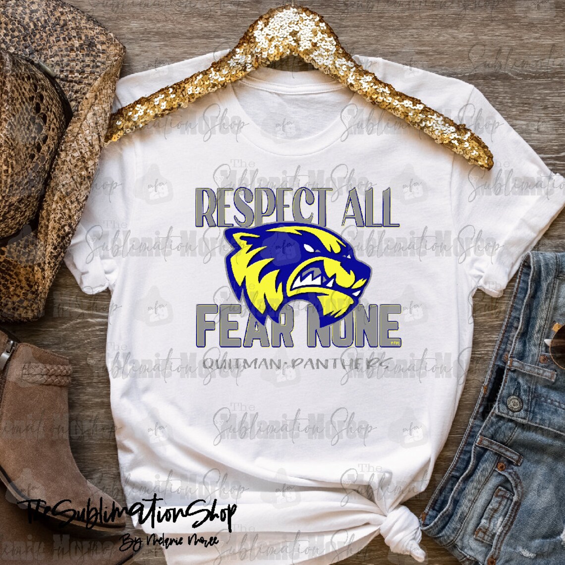 Quitman Panthers PNG Digital Download Digital Art Etsy