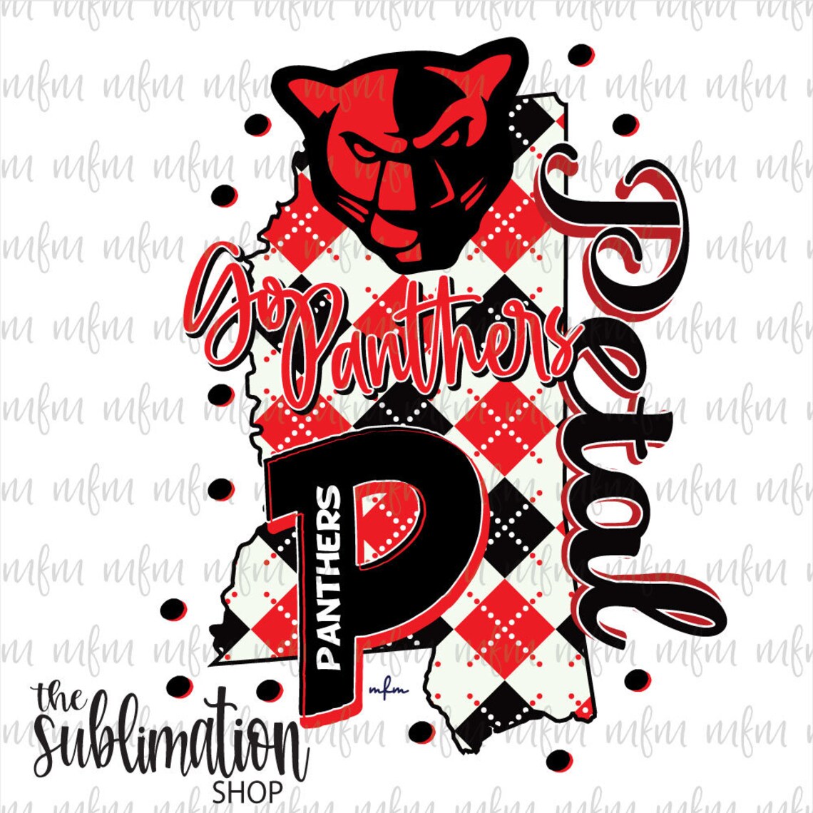 Petal Panthers 3.0 PNG Digital Download Digital Art Etsy