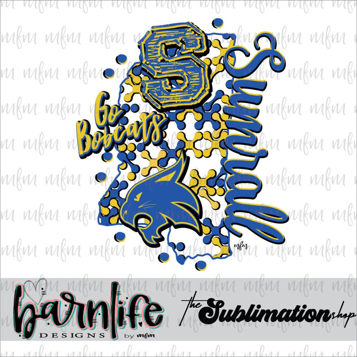 Sumrall Bobcats 5.0 PNG digital download Digital art Etsy