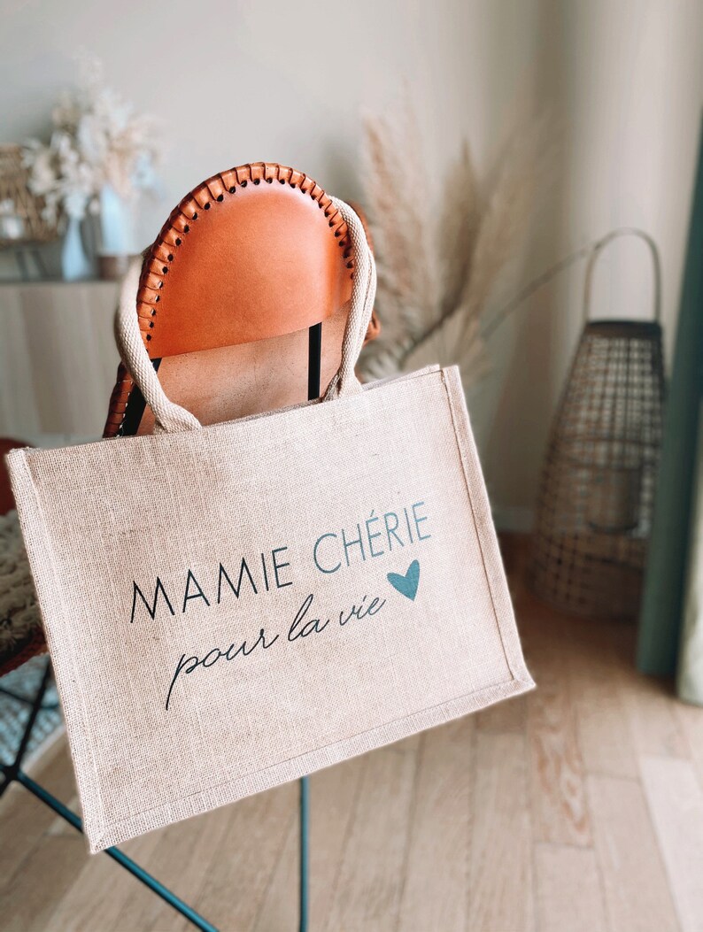 Sac jute personnalisable Etsy France