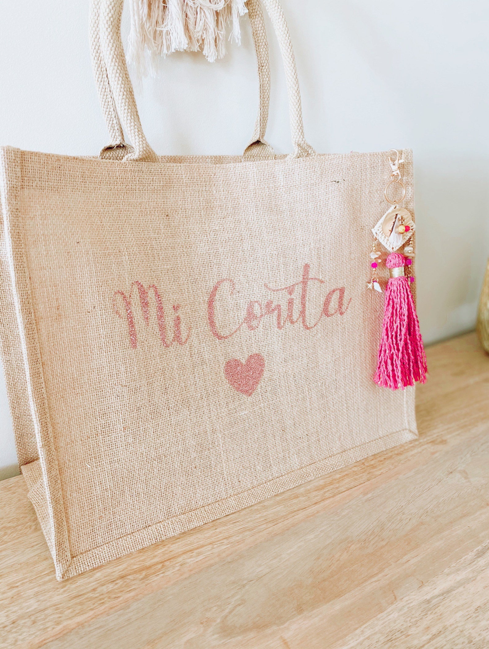 Sac jute personnalisable Etsy France