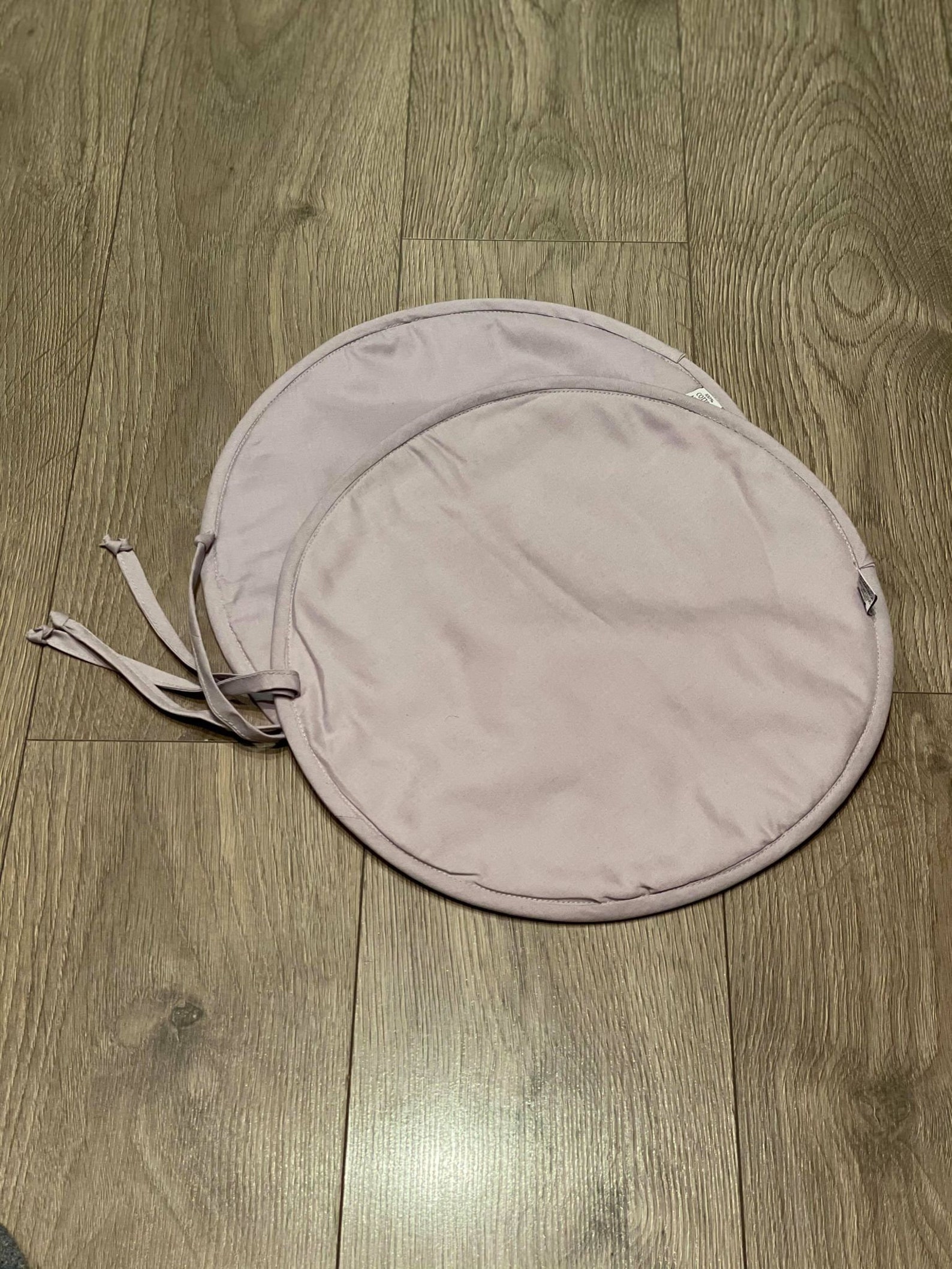 AGA Lid Cover Mat Pad Round Hob Cover With Straps Purple London Cab