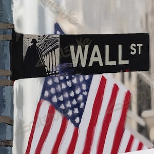 Wall street Wall Art |Wall Street Bull Print |Wall Street Canvas Art |Money Canvas Wall Art |Gift For Trading Investor |1929 wall street