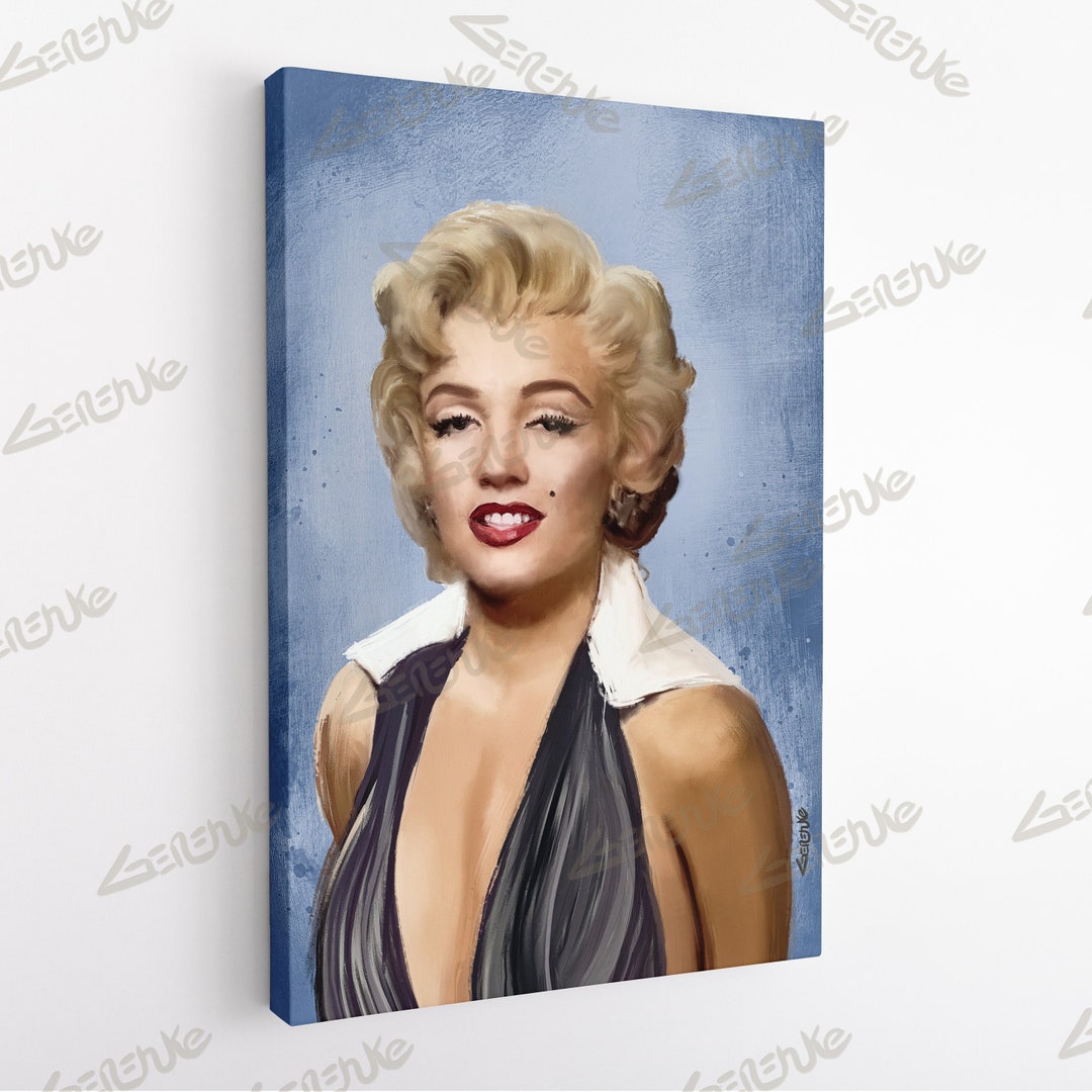 Bilderfelix Quadro Su Tela Marilyn Monroe Pop Art – 100x57 Cm, Stampa Di Alta Qualità Made In Germany, Colori Brillanti