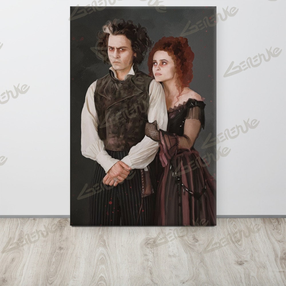 Sweeney Todd and Mrs Lovett Paint |sweeney Todd and Mrs Lovett Print on ...