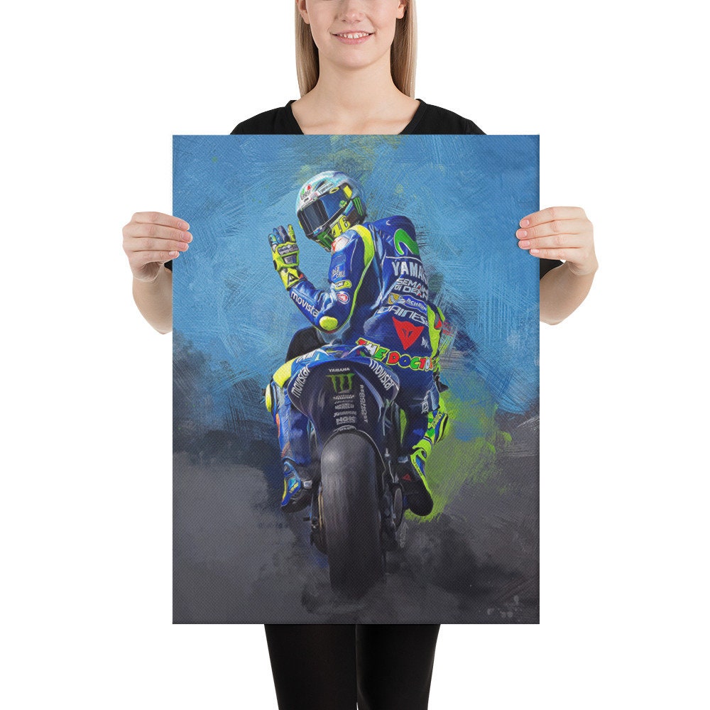 Affiches Valentino Rossi Moto Mondiale Guerin Sport