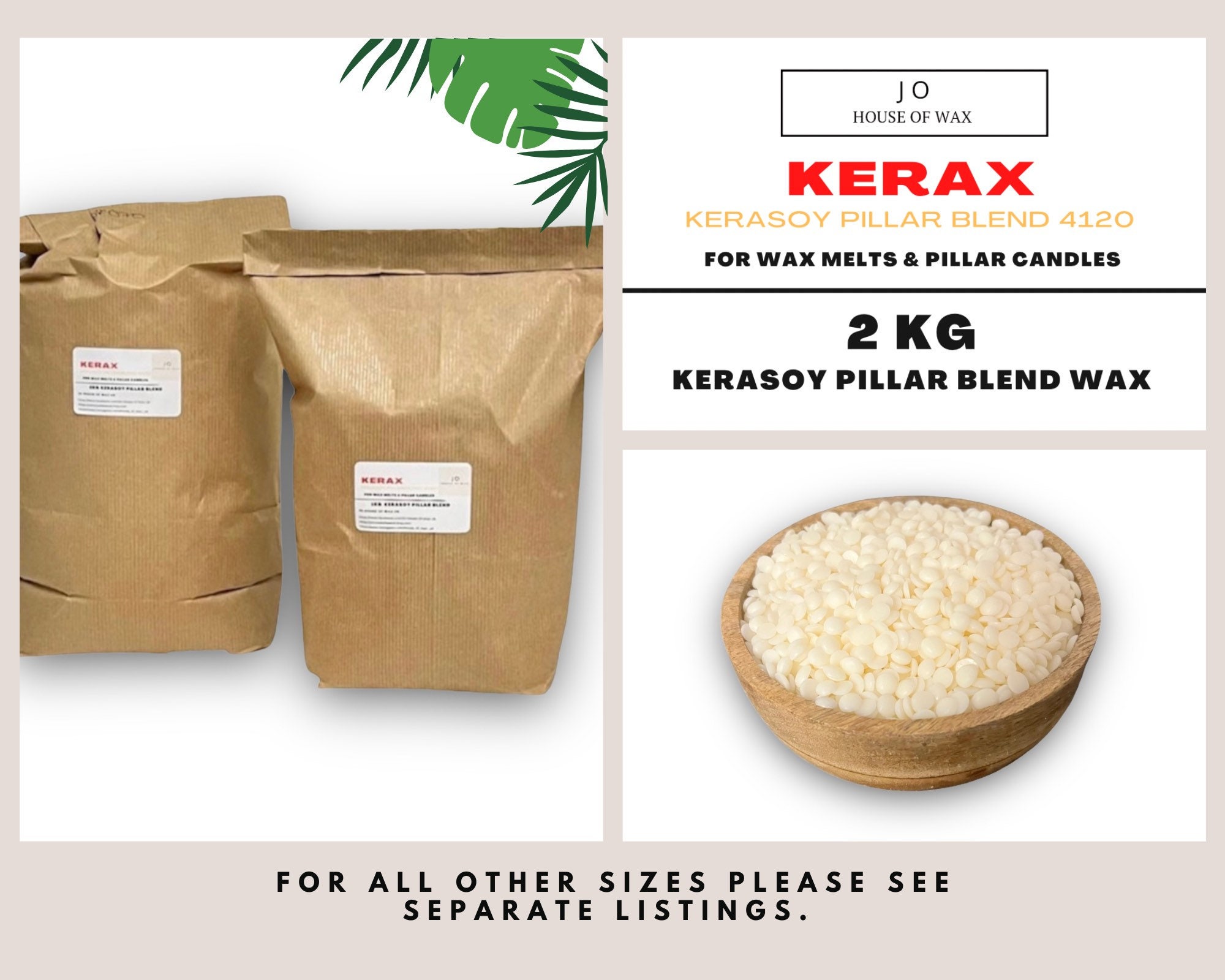 Kerasoy pillar wax deals
