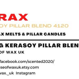 Soy Wax Kerax 41 Kerasoy Pillar Wax Available 250g 500g Etsy Soy Wax Kerax 41 Kerasoy Pillar Wax Available 250g 500g Etsy