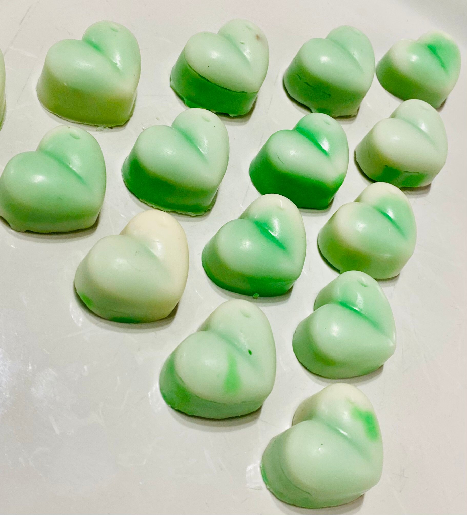 Organic Vegan Soy heart wax melts 530per pk From the Fresh Etsy
