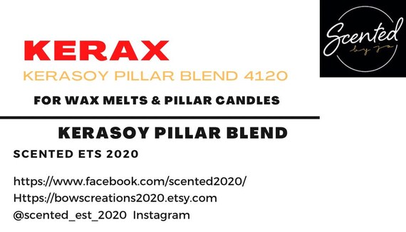 Kerax 41 Kerasoy Pillar Wax Pastels Available 250g 500g Etsy
