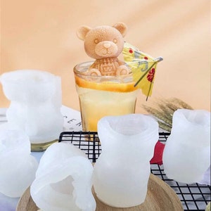 53 Cavities Silicone Gummy Mold BPA Free Nonstick Food Grade Teddy