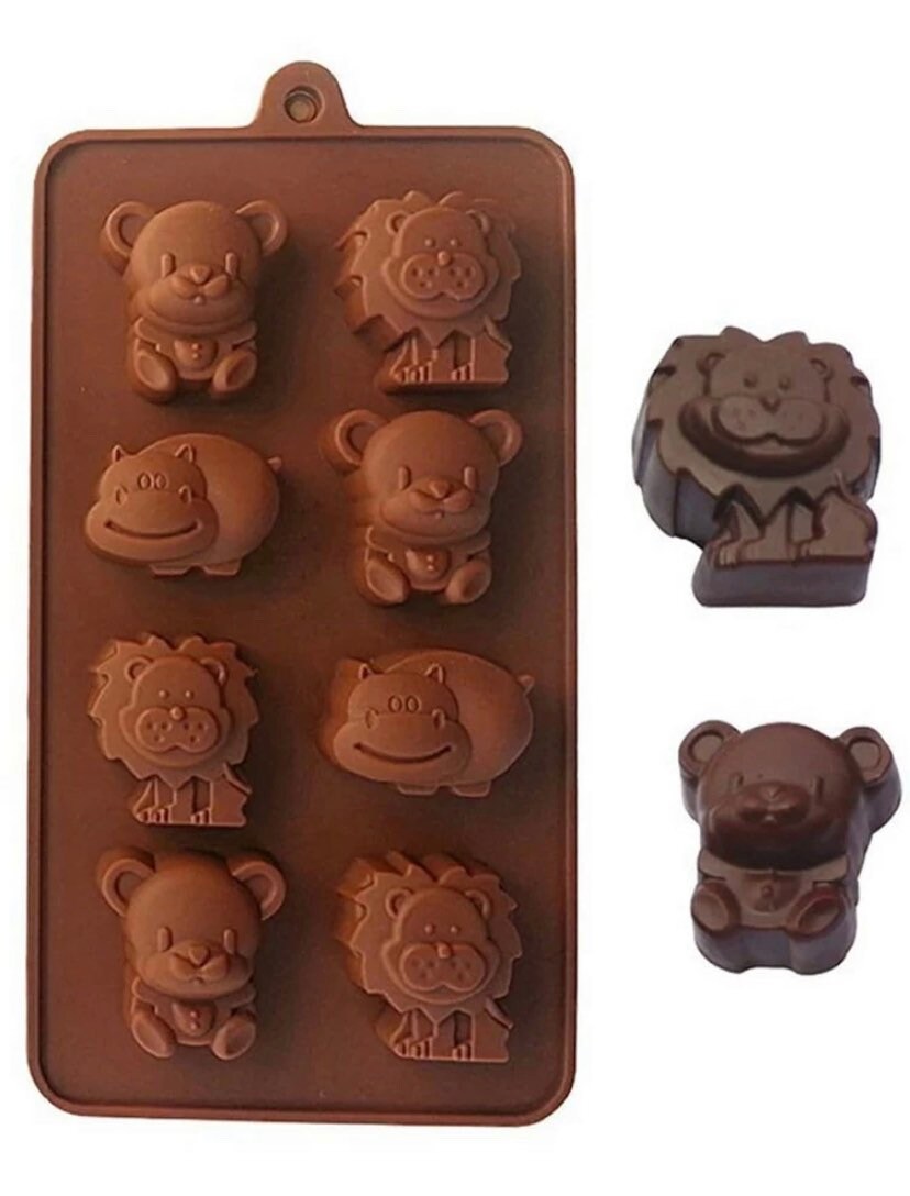 Zoo animals silicone mould wax melt resin soap mould Etsy