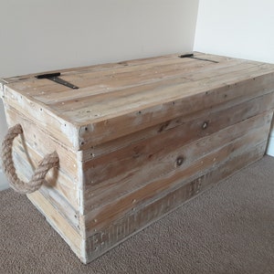 Hand Made Wooden Chest 