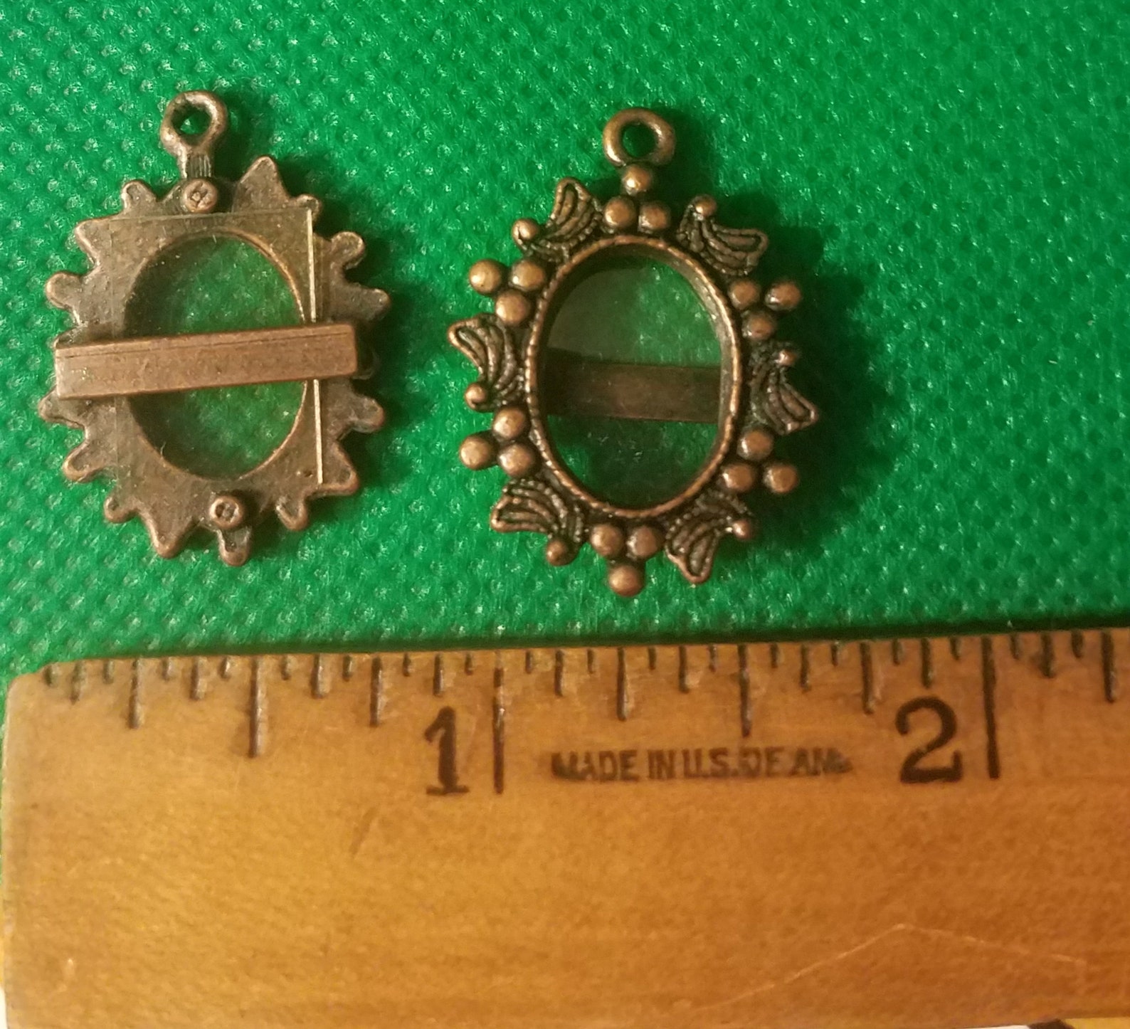 Picture Frame Pendants pack of 6 Etsy