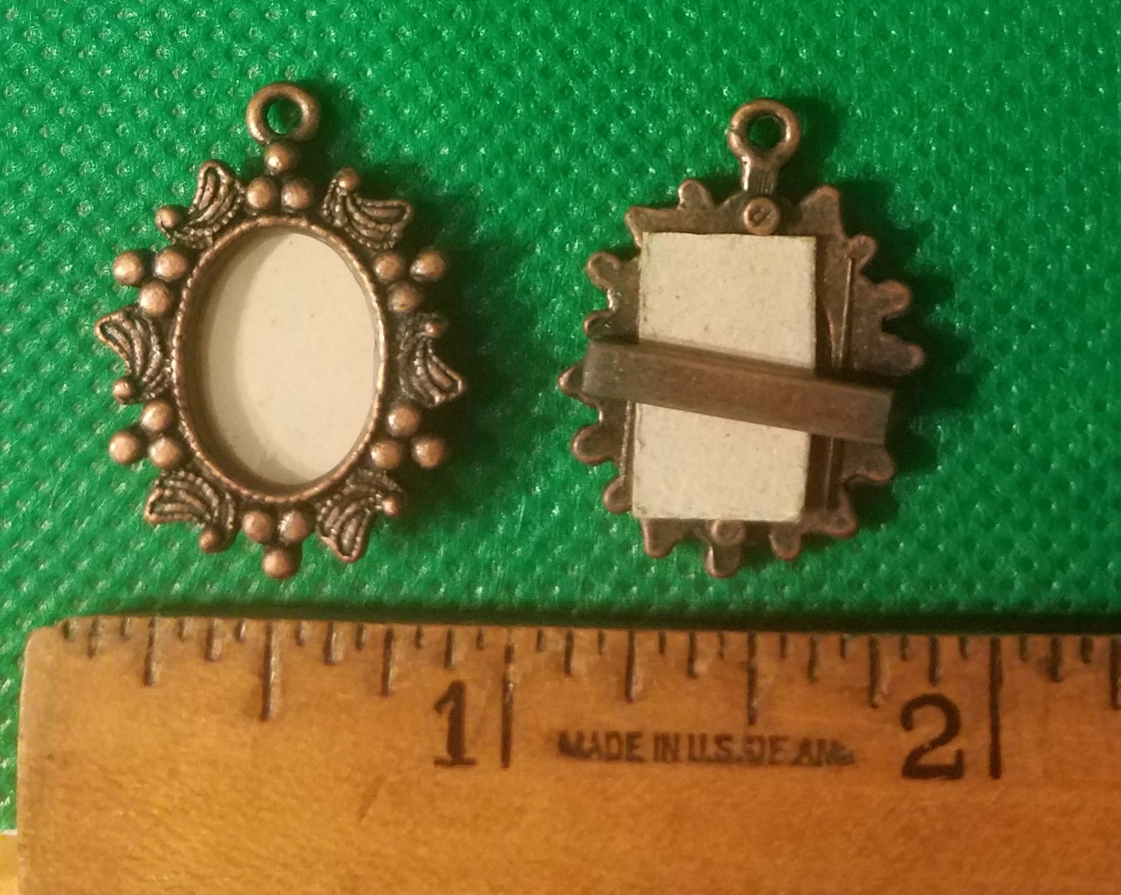 Picture Frame Pendants pack of 6 Etsy