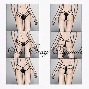 Sexy Women Black Underwear Bandage Caged G-string Sleepwear Corset Lingerie  New