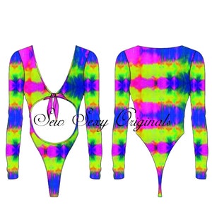Patrón de costura de traje de baño de una pieza Madison Bartender Bottlegirl, ropa de baile exótica, mono sexy en PDF, descarga digital, carta/A4-/AO/Projecto